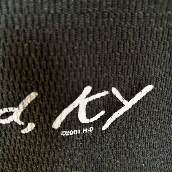 Vintage y2k Harley Davidson Waffle Shirt Thermal Mens XL Benjys Harley Davidson - Picture 2 of 9